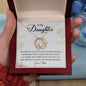 To My Daughter | Love Mom -Forever Love Necklace