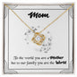 To My Mom | Love Knot Necklace