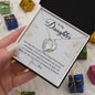 To My Daughter | Love Mom -Forever Love Necklace