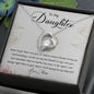 To My Daughter | Love Mom -Forever Love Necklace