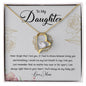 To My Daughter | Love Mom -Forever Love Necklace