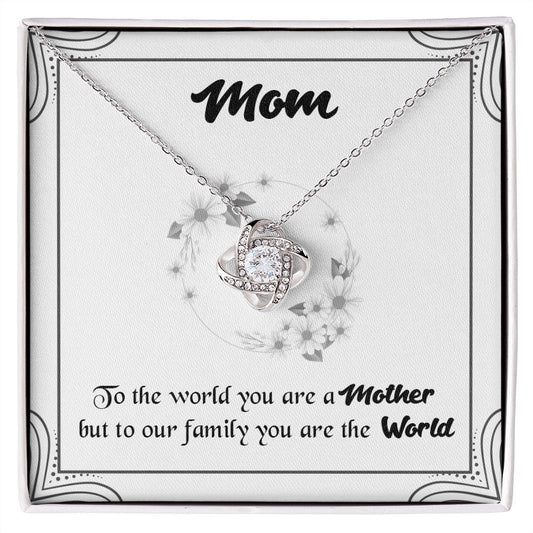 To My Mom | Love Knot Necklace