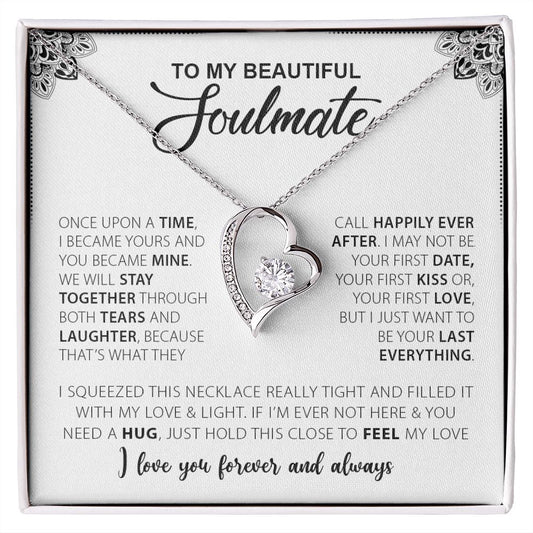 To My Beautiful Soulmate | I Love You Forever -Forever Love Necklace